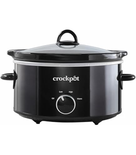 Amazon.com: Crock-Pot 4.5 Quart Round Portable Slow Cooker and